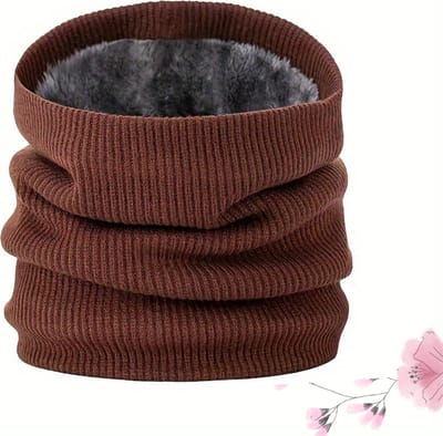 Livano Nekwarmer - Heren - Dames - Fleece - Motor - Bandana - Masker - Colsjaal - Winter - Sjaal - Gewatteerd - Warm - Koffie