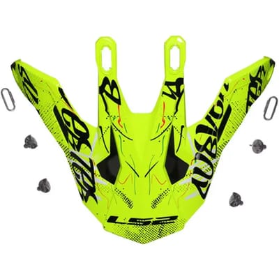 Vervangende visier voor crossmotorhelm LS2 MX708