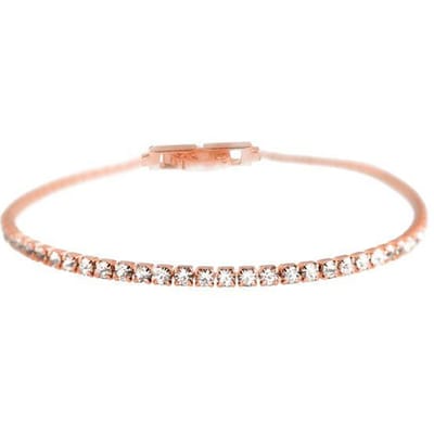 Luxenter Briljant Zirkonia armband afgewerkt in 18K roségoud - Kayla