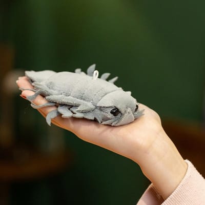 13 cm Gesimuleerd Poten Insect Pluche Speelgoed Diepzeevissen Poppetje Levensgetrouw Insect Speelgoed Creatief Cadeau Speelgoed gray