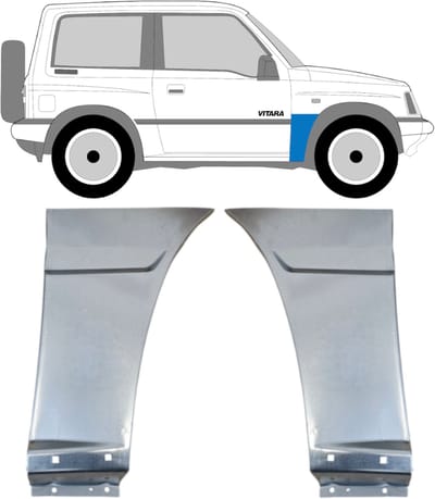 Reparatiepaneel voorspatbord voor Suzuki Vitara 1988-1998 / Links + Rechts / Set
