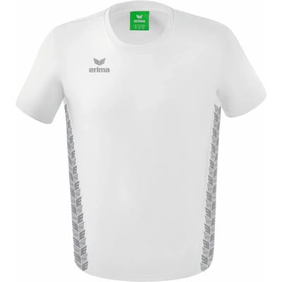 Erima Essential Team T-Shirt Kinderen - Monument Grey / Wit | Maat: 140