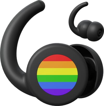 Thone X² FOCUS oordopjes voor festival, motorsport, klussen - gehoorbescherming kinderen en volwassenen - universele oordoppen in 3 maten S/M/L (23 dB) X2 funky rainbow earplugs