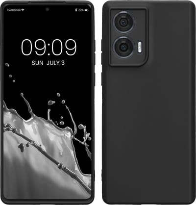 kwmobile telefoonhoesje geschikt voor Motorola Edge 50 Fusion - Hoesje voor smartphone - Precisie camera uitsnede - In mat zwart