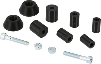 Stuurkussen Set - Crashpad Stuur - Val Bescherming - Universele Pasvorm - 13 cm Lengte - Zwart