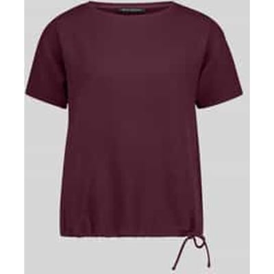 Regular fit t-shirt met viscose model 'NOS JULI'