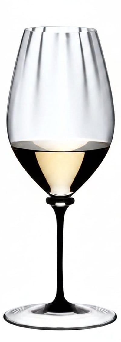 Riedel Witte Wijnglas Fatto A Mano Performance - Riesling - Zwarte Steel - 623 ml