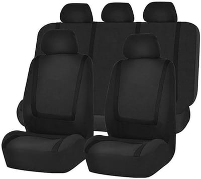Jhubersproducts - Autostoelhoezen Zwart Compleet Set