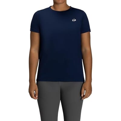 T-shirt Mammut Essential, Coupe Asiatique, Femme, AF, 1017-05090, Bleu Marine, PRT1