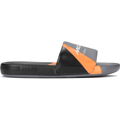 K-SWISS Tennisschoenen Slide Sandal X Mclaren F1 Team Anthracite/black/papaya Mens 43