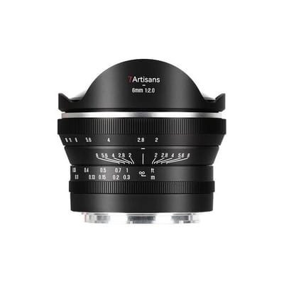 7Artisans 6mm f/2 fisheye  Nikon Z (APS-C)