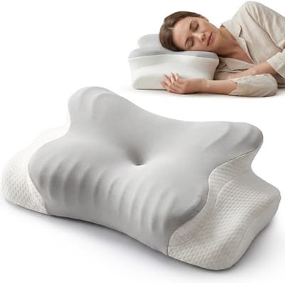 Tailure Hoofdkussen Memory Foam – Ergonomisch & Orthopedisch Kussen – 62 x 37,3 x 14,4/9 cm – Medium Stevigheid – Afneembare Hoes – Tegen Nekpijn – Voor Zijslaper en Rugslaper – Wasbare Hoes