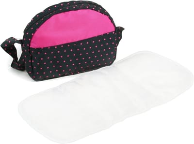 Bayer Chic 2000 - Poppen Luiertas - Dots Navy Pink