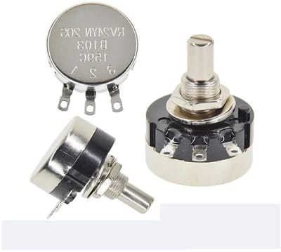 Potentiometers Set - Variabele Weerstanden - Elektronica Aanpassen - Diverse Waardes - 10 Stuks - Niet Gespecificeerd