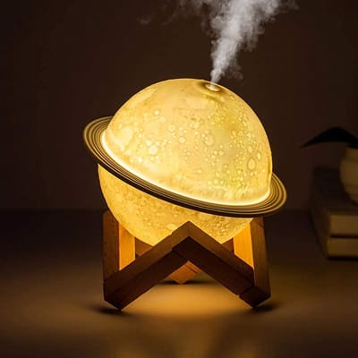 Luchtbevochtigers-3D Maan LED-nachtlampje-Aroma diffuser luchtbevochtiger-Decoratielamp-Creatieve geschenken-Geschikt voor de woonkamer, slaapkamer, kantoor en kinderkamer