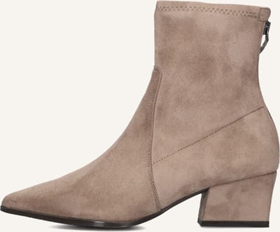 Unisa Jake Enkellaarsjes - Enkelboots met rits - Dames - Taupe - Maat 35