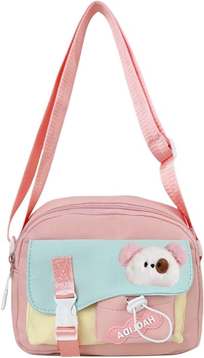 Schattige Meisjes Schoudertas in Meerdere Kleuren, Mini Handtas voor Uitjes, Winkelen en Feestjes
