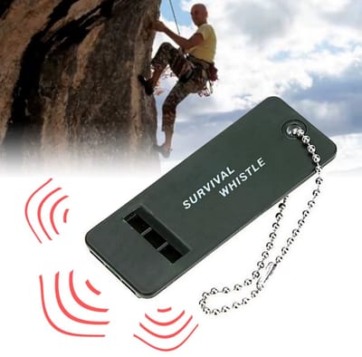 Noodfluit - Survival whistle - Fluit - Outdoor uitrusting - Noodoverlevingsfluitje - Noodfluit met Sleutelkoord - LOUZIR