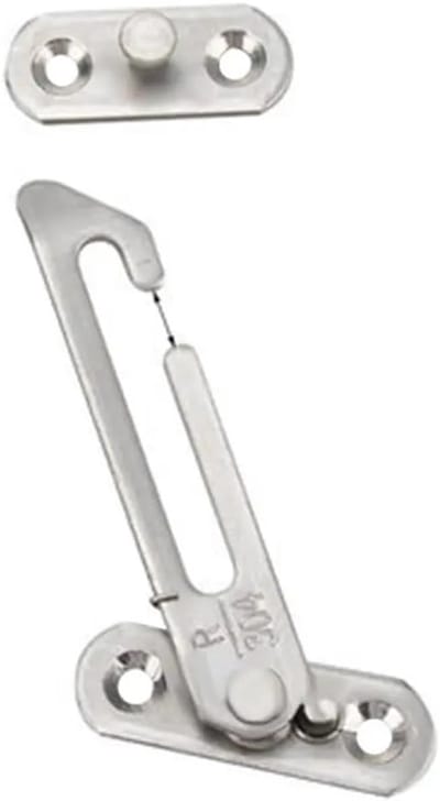 Raamhaak Sluitingen - Begrenzer Klinkbeugel - Veiligheid Ramen - Verstelbare Lengte - 360mm Lengte - Zilver