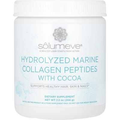 Solumeve, Gehydrolyseerde Marine Collageen Peptiden, met Cacao, 7,3 oz (206 gr)