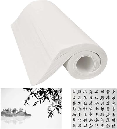 Tekenh paper - Rijstpapier - Schilderen Tekenen - Uitstekende inktabsorptie - 100 vellen - Wit