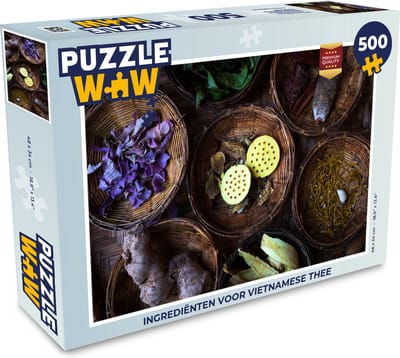 Puzzel Ingrediënten voor Vietnamese thee - Legpuzzel - Puzzel 500 stukjes