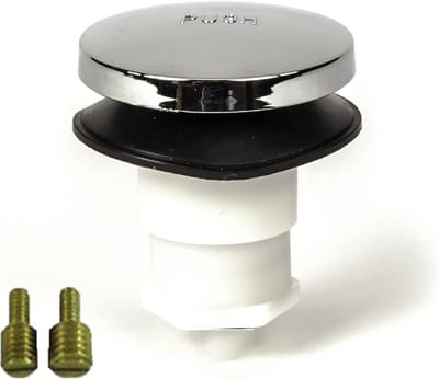 Universele Voetbediende Badplug met Toe Touch Systeem - Inclusief 3/8" en 5/16" Aansluitingen