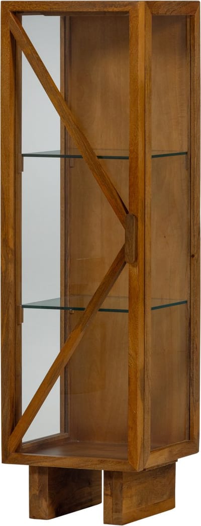 WOOOD Kella Kast 1-Deurs - Mango Hout - Naturel - 137x40x39