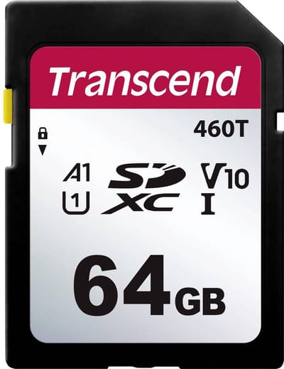 Transcend TS64GSDC460T-VS1 SD-kaart Retail 64 GB