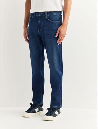 Next - Heren - Motionflex slim-fit jeans - Blauw