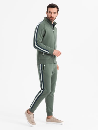 OMBRE Set - Katoen - Lange Mouw - Effen Groen S