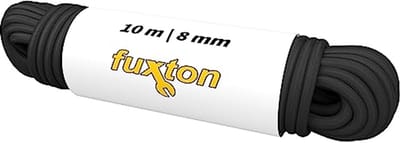 Zwart Rubberen Touw 8 mm x 10 m - Expandertouw en Bungee Koord voor Marine en Spanrubber