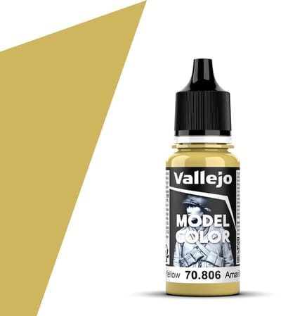 Vallejo Hobbyverf Acrylverf - 70806 Model Color German Yellow - Acryl Verf flesje - 17 ml