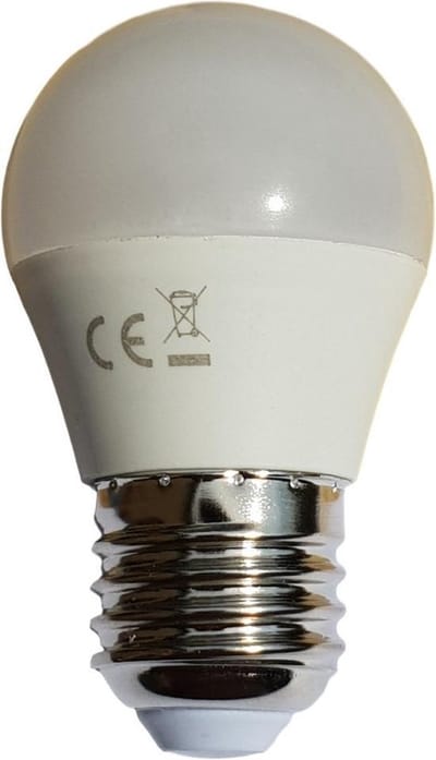 Kogellamp E27 warmwit | G45 LED 6W=50W gloeilamp | 480 Lm - 3000K