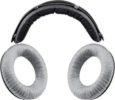 Vervangingsset voor Beyerdynamic DT 770/DT770 PRO hoofdtelefoons met velours oorkussens en hoofdband van proteïneleer voor optimaal comfort en geluidskwaliteit