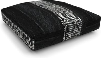 Heckett & Lane - Valeria Poef 60x60x10 Black