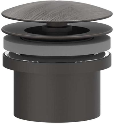 IVY Designplug Always Open - RVS 316 Geborsteld Carbon Black PVD