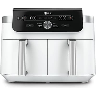 Ninja Dualzone Airfryer XL - Dubbele lades - 9,5 Liter in Wit | DZ901EUWH | van SharkNinja