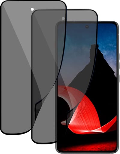 2x Privé Screenprotector geschikt voor Motorola ThinkPhone Screenprotector - Privacy Beschermglas - Privacy Proteqt+