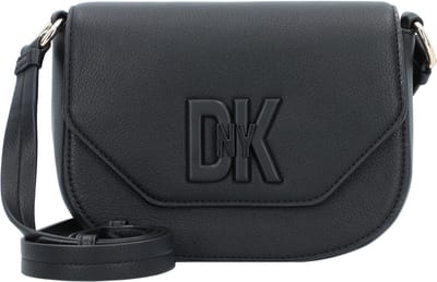 DKNY Seventh Avenue Schoudertas Leer 22 cm - Dames - blk-gold