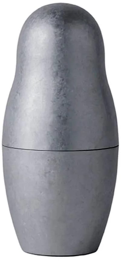 KNIndustrie MATRIOSKA SHAKER Steel stone washed finish - 35 cl Shaker en cocktails met stijl en kwaliteit