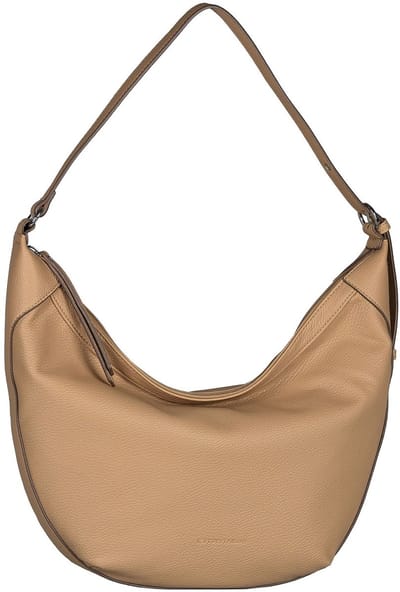 TOM TAILOR schoudertas Lina Hobo Bag Camel Lichtbruin