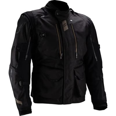 Leatt ADV MultiTour 5.5 Stealth Zwart Waterdichte Textieljas - Jas