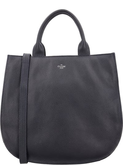 Charm London Washington Shopper - Handtas - Schoudertas - Crossbody - Leer - Leren Dames Tas - Blauw