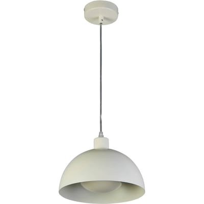 Searchlight Hanglamp Mars, crème, Ø 25 cm, staal