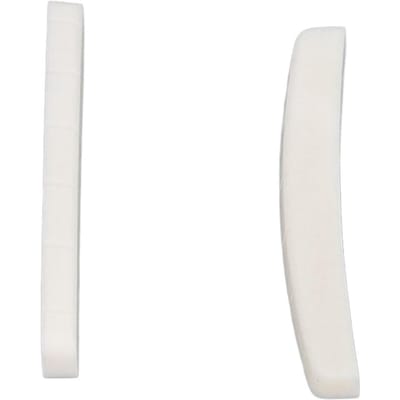 3 STuks Elektrische Gitaar Topkam 6 Snaren Elektrische Gitaar Gebogen Voorgegroefd Bot Vervanging white