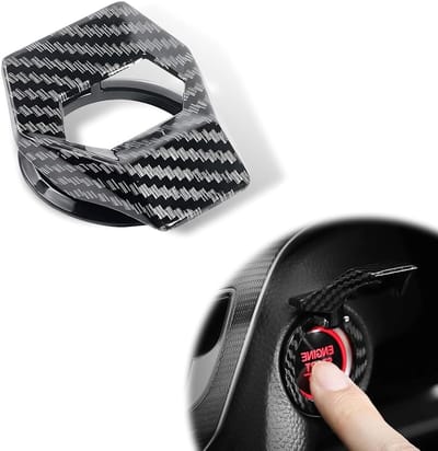 Motor Stopknop voor Auto's - Handmatige Startknop, Zwart Drukknop, Motoronderdelen, Auto-accessoires, Start/Stop Systeem