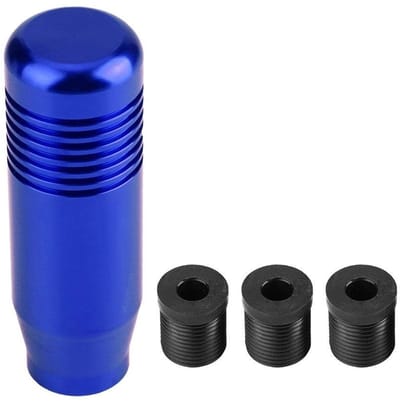 Allecto - Versnellingspookknop - Auto Accessoire - Uniek Stijlvol Design - Blauw - Aluminium Schakelhendel - Geschikt voor Diverse Auto's - 8.5cm