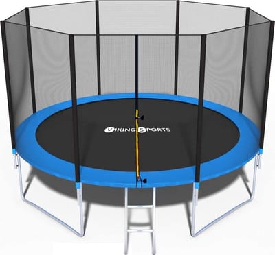 Trampoline Blauw 366 cm - Inclusief Veiligheidsnet & Ladder