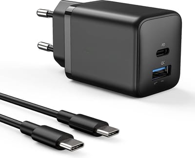 Snellader met usb-C Oplader 1 Meter voor S24/S23/S22/S21/S20/S10/A51/A53- Quick Charge / Super Fast Charge 35w - Gecertificeerde usb Adapter met usb-C Kabel